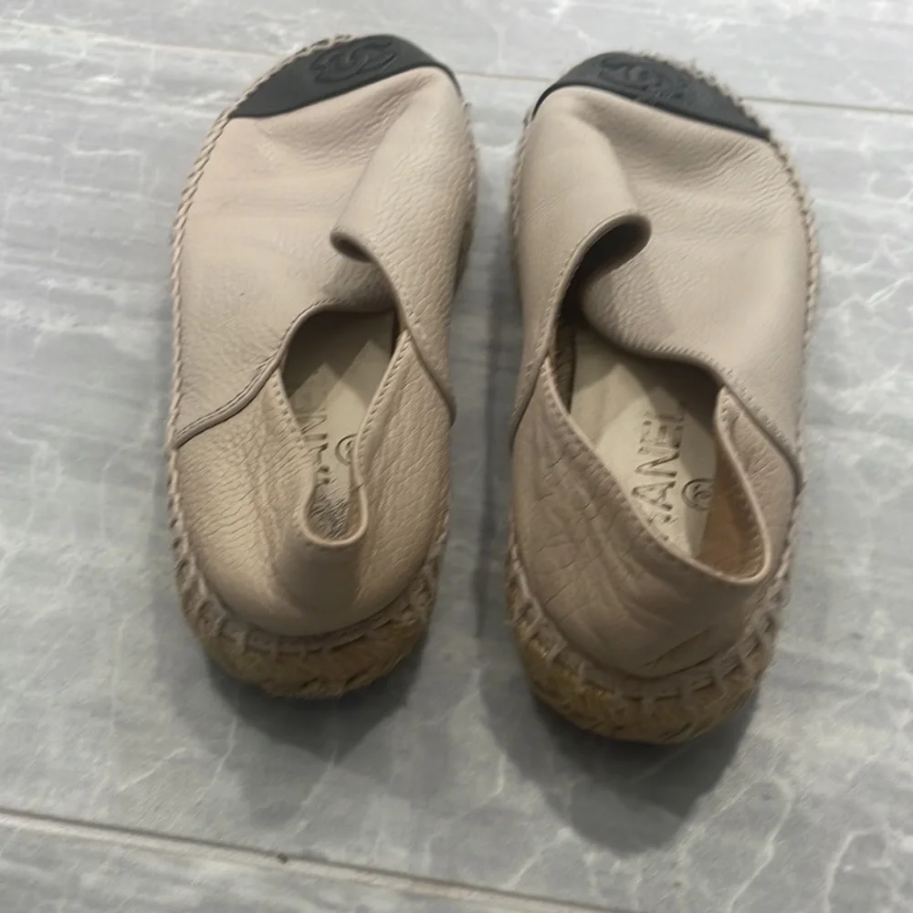 Chanel Leather Espadrilles size 35 - Picture 3 of 7